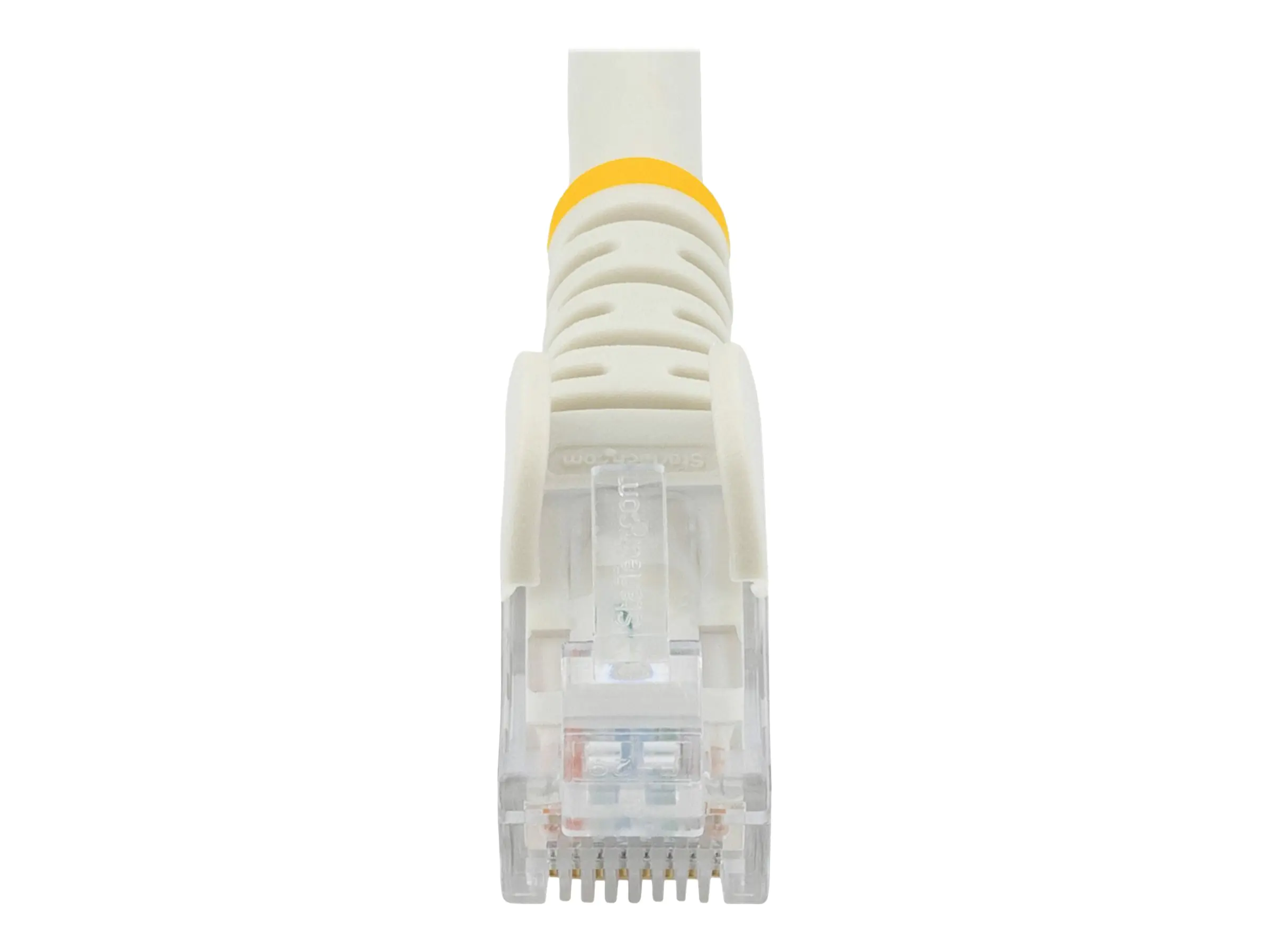 StarTech.com Startech 50cm CAT6 Ethernet Cable, 10 Gigabit Snagless RJ45 650MHz 100W PoE Patch Cord, CAT 6 10GbE UTP Network Cable w/Strain Relief, White, Wiring is UL Certified/TIA - Category 6 - 24AWG (N6PATC50CMWH)