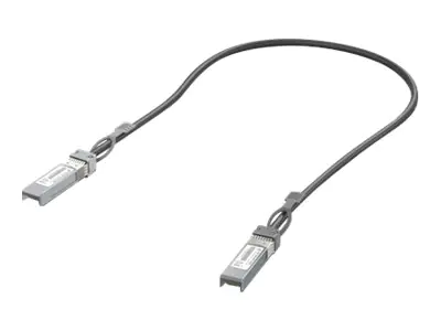 Ubiquiti - 10GBase Direktanschlusskabel - SFP+ zu SFP+ - 50 cm - 4.2 mm - passiv - Schwarz Ubiquiti - 10GBase Direktanschlusskabel - SFP+ zu SFP+ - 50 cm - 4.2 mm - passiv - Schwarz