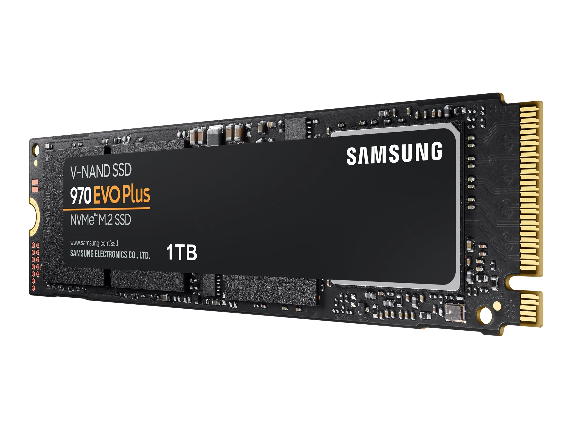 Samsung 970 EVO Plus MZ-V7S1T0BW - SSD - verschlüsselt - 1 TB - intern - M.2 2280 - PCIe 3.0 x4 (NVMe) - Puffer: 1 GB - 256-Bit-AES - TCG Opal Encryption Samsung 970 EVO Plus MZ-V7S1T0BW - SSD - verschlüsselt - 1 TB - intern - M.2 2280 - PCIe 3.0 x4 (NVMe) - Puffer: 1 GB - 256-Bit-AES - TCG Opal Encryption