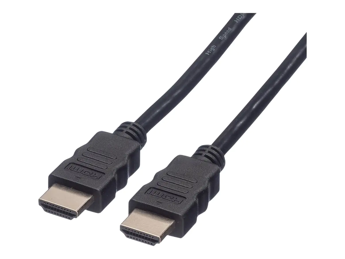 VALUE HDMI-Kabel mit Ethernet - HDMI männlich zu HDMI männlich 11.99.5902