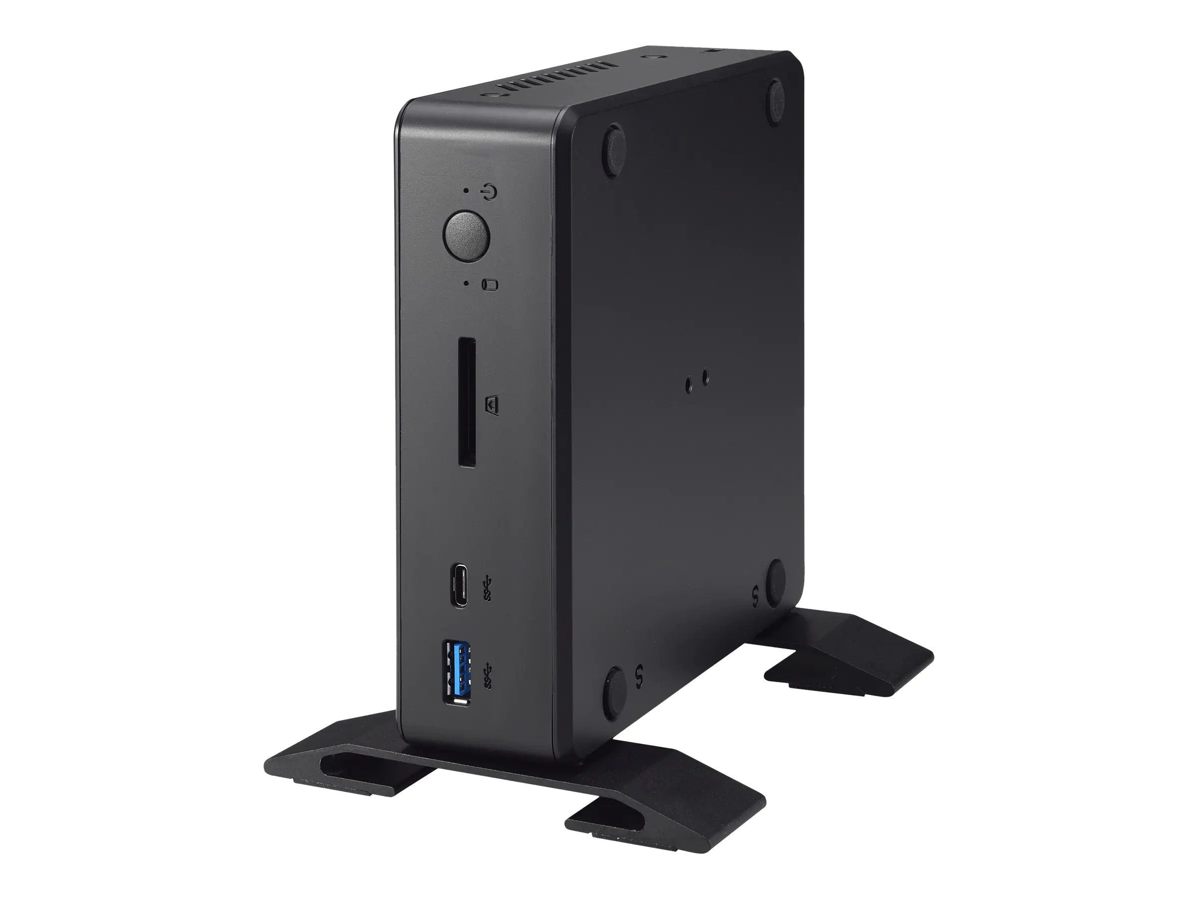 Shuttle Nano PC NC10U5 , Intel i5-8265U, 1x HDMI, 1x DP, 1x 2.5" bay, 1x M.2, 1x LAN, 1x COM, Wifi, 24/7 Dauerbetrieb, inkl. VESA & Stand, Mini-PC Barebone, Intel SoC, BGA 1528, DDR4-SDRAM, Serial ATA III, 65 W
