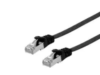 Equip 607692 - 3 m - Cat6a - U/FTP (STP) - RJ-45 - RJ-45 - Schwarz