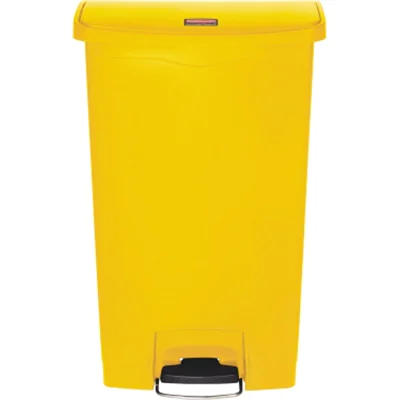 Rubbermaid Tretabfalleimer Slim Jim 1883577 Kunststoff 68l gelb Rubbermaid Tretabfalleimer Slim Jim 1883577 Kunststoff 68l gelb