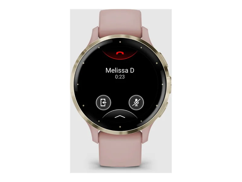 Garmin Venu 3S - 41 mm - Rosa - intelligente Uhr mit Band - Silikon - Handgelenkgröße: 110-175 mm - Anzeige 3.04 cm (1.2") 010-02785-03