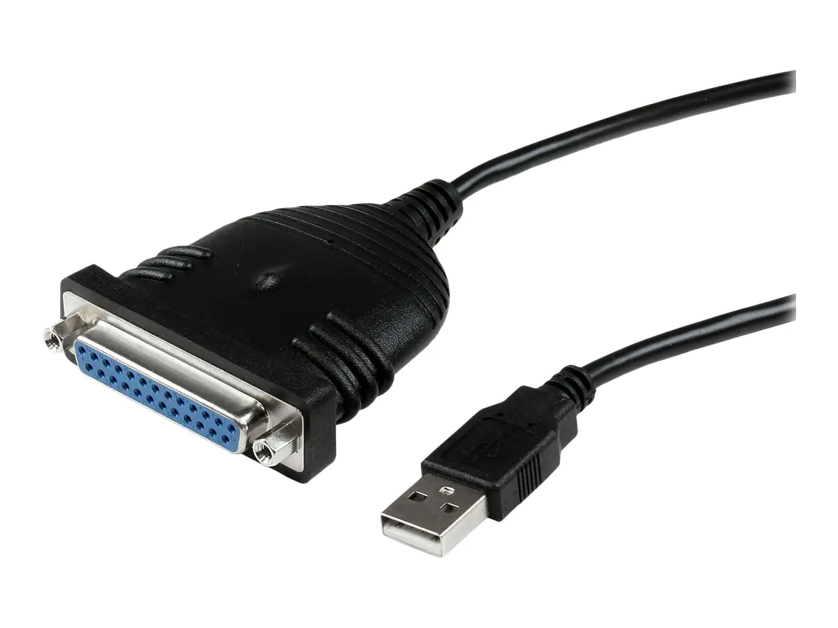 StarTech USB auf Parallel Adapter Kabel 1,8m - Centronics / DB25/ IEEE1284 Druckerkabel zu USB - Stecker / Stecker - Parallel-Adapter - USB 2.0 - IEEE 1284 StarTech USB auf Parallel Adapter Kabel 1,8m - Centronics / DB25/ IEEE1284 Druckerkabel zu USB - Stecker / Stecker - Parallel-Adapter - USB 2.0 - IEEE 1284