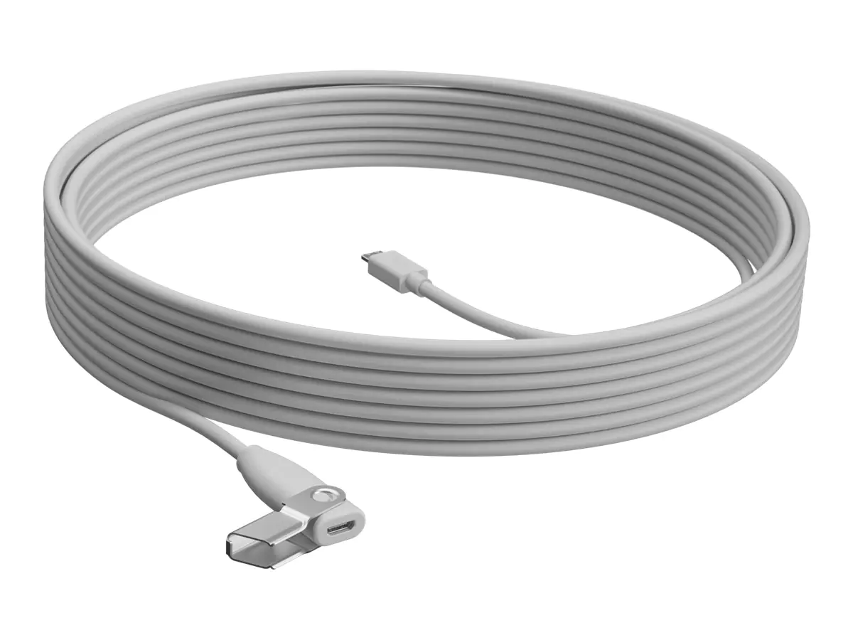 Logitech Rally Mic Pod Extension Cable - Mikrofonverlängerungskabel - 10 m - Plenum - für Rally Mic Pod; Rally Bar, Bar Mini, Plus; Room Solution Large Logitech Rally Mic Pod Extension Cable - Mikrofonverlängerungskabel - 10 m - Plenum - für Rally Mic Pod; Rally Bar, Bar Mini, Plus; Room Solution Large