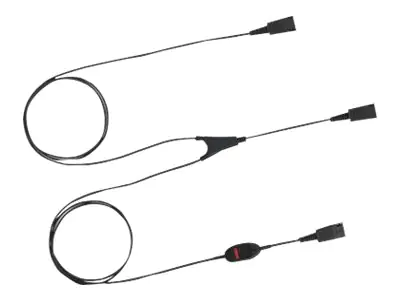 Jabra Supervisor Y-Cord - Headset-Splitter - Quick Disconnect bis Quick Disconnect Jabra Supervisor Y-Cord - Headset-Splitter - Quick Disconnect bis Quick Disconnect