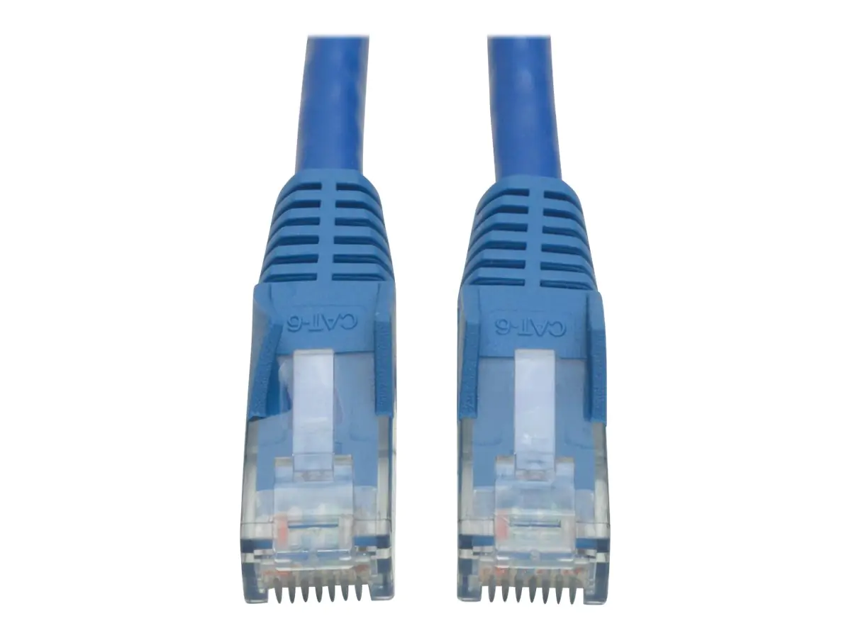Eaton Tripp Lite Series Cat6 Gigabit Snagless Molded (UTP) Ethernet Cable (RJ45 M/M), PoE, Blue, 2 ft. (0.61 m) - Patch-Kabel - RJ-45 (M) zu RJ-45 (M) - 61 cm - UTP - CAT 6 - geformt, ohne Haken, verseilt - Blau Eaton Tripp Lite Series Cat6 Gigabit Snagless Molded (UTP) Ethernet Cable (RJ45 M/M), PoE, Blue, 2 ft. (0.61 m) - Patch-Kabel - RJ-45 (M) zu RJ-45 (M) - 61 cm - UTP - CAT 6 - geformt, ohne Haken, verseilt - Blau