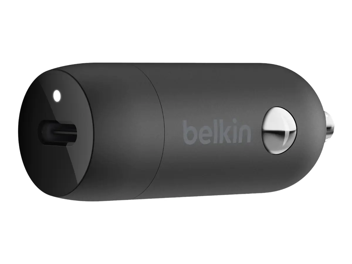 Belkin BoostCharge - Auto-Netzteil - 30 Watt - 3 A - Fast Charge, Power Delivery 3.1 (USB-C) CCA004BTBK