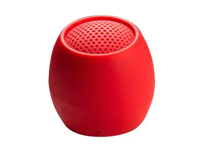 BOOMPODS Zero Bluetooth Lautsprecher Freisprechfunktion stoßfest Wasserfest Rot - Lauts