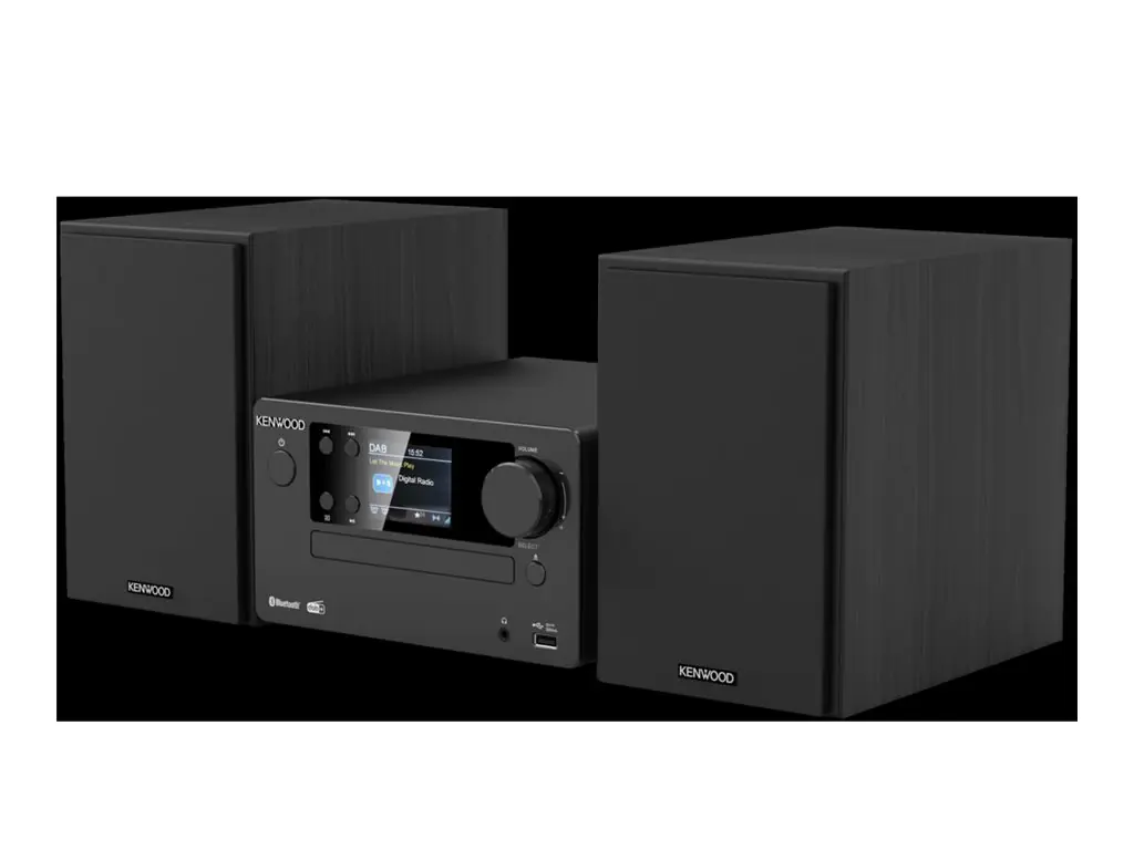 JVC M-725DAB-B - Heim-Audio-Mikrosystem - Schwarz - 50 W - 2-Wege - 75 dB - 10%