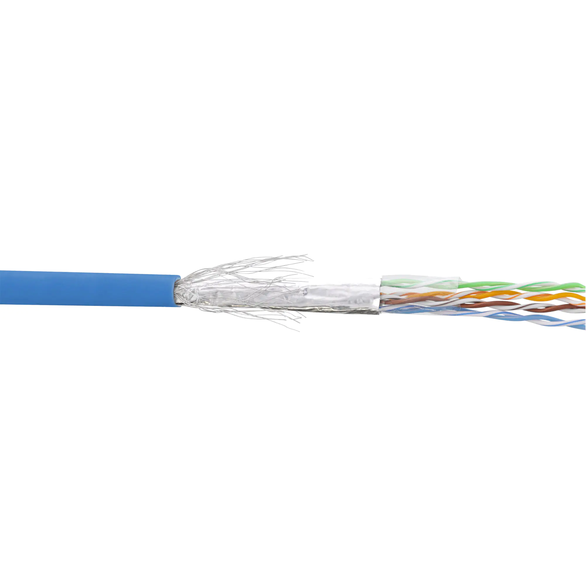 InLine Patchkabel Cat.5e - blau - SF/UTP - AWG26 - PVC - 100m 72099B