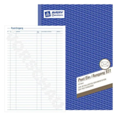 Avery Zweckform PosteinAusgang Formularbuch 931 DIN A4 50Bl.