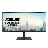 ASUS VA34VCPSN - LED-Monitor - gebogen - 86.4 cm (34") - 3440 x 1440 @ 100 Hz - VA - 300 cd/m² - 3000:1 - 4 ms - HDMI, DisplayPort, USB-C - Lautsprecher - Schwarz