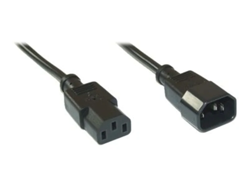 InLine - Spannungsversorgungs-Verlängerungskabel - IEC 60320 C13 zu IEC 60320 C14 - 3 m - Schwarz InLine - Spannungsversorgungs-Verlängerungskabel - IEC 60320 C13 zu IEC 60320 C14 - 3 m - Schwarz