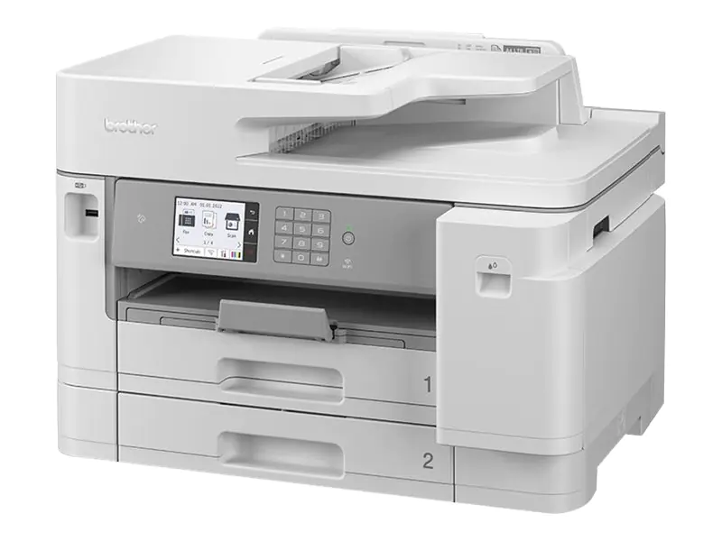 Brother MFC-J5955DW - Multifunktionsdrucker - Farbe - Tintenstrahl - A3/Ledger (Medien) - bis zu 25 Seiten/Min. (Kopieren) - bis zu 30 Seiten/Min. (Drucken) - 600 Blatt - 33.6 Kbps - USB 2.0, LAN, Wi-Fi(n), NFC, USB 2.0-Host Brother MFC-J5955DW - Multifunktionsdrucker - Farbe - Tintenstrahl - A3/Ledger (Medien) - bis zu 25 Seiten/Min. (Kopieren) - bis zu 30 Seiten/Min. (Drucken) - 600 Blatt - 33.6 Kbps - USB 2.0, LAN, Wi-Fi(n), NFC, USB 2.0-Host