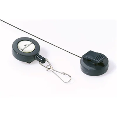 DURABLE Ausweishalter 822158 Jojo mit Karabinerhaken an 10 St./Pack. DURABLE Ausweishalter 822158 Jojo mit Karabinerhaken an 10 St./Pack.