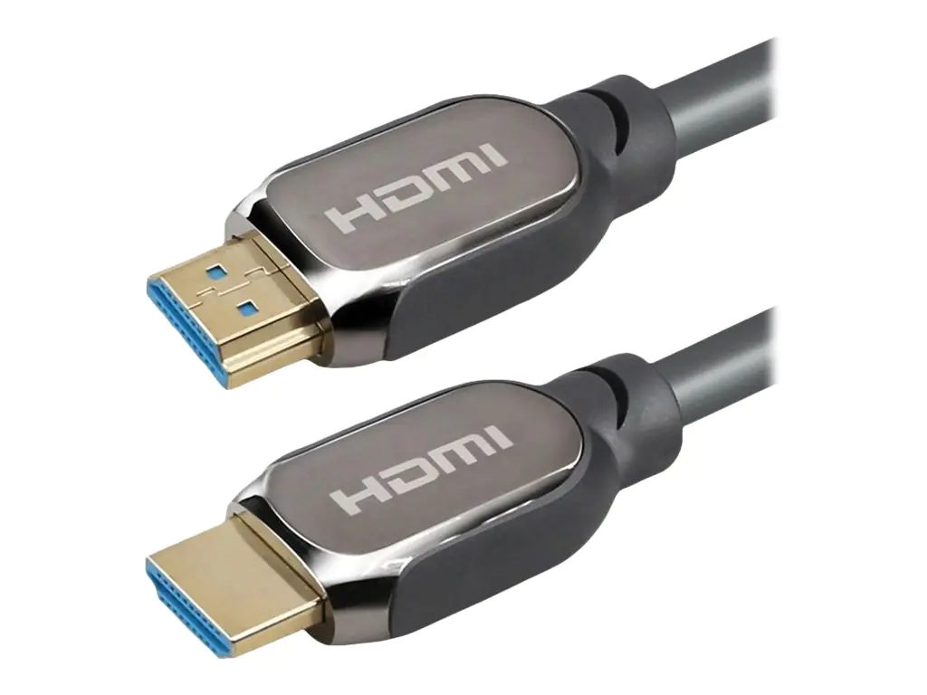 Roline - HDMI-Kabel mit Ethernet - HDMI männlich zu HDMI männlich - 2 m - Doppelisolierung - Noir - im Freien, 8K50/60Hz (7680 x 4320) support Roline - HDMI-Kabel mit Ethernet - HDMI männlich zu HDMI männlich - 2 m - Doppelisolierung - Noir - im Freien, 8K50/60Hz (7680 x 4320) support