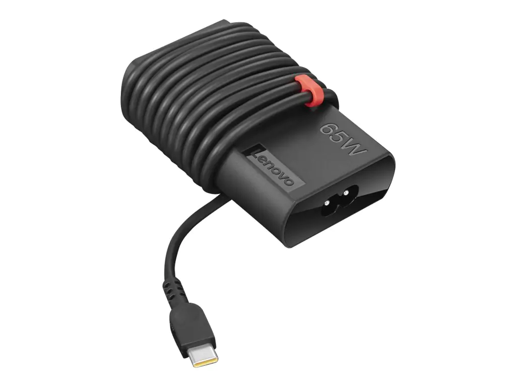 Lenovo ThinkPad 65W Slim AC Adapter (USB Type-C) - Netzteil - Wechselstrom 90-265 V - 65 Watt - Schwarz Lenovo ThinkPad 65W Slim AC Adapter (USB Type-C) - Netzteil - Wechselstrom 90-265 V - 65 Watt - Schwarz