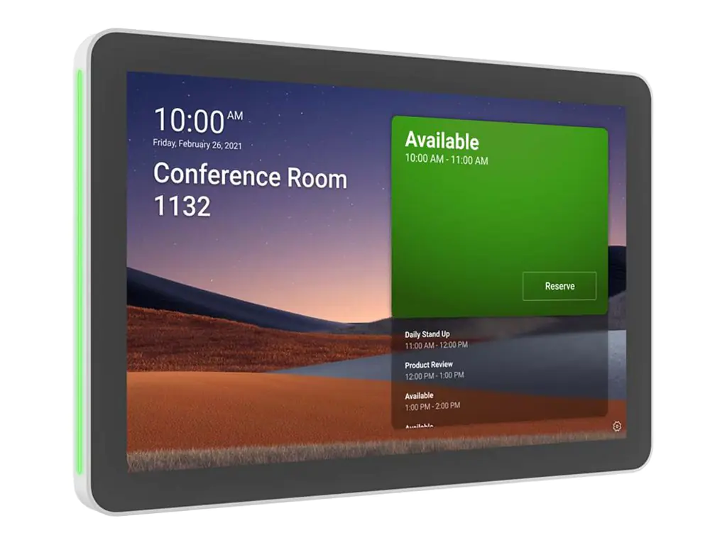 Logitech Tap Scheduler Purpose-Built Scheduling Panel for Meeting Rooms - Videokonferenzkomponente - Zertifiziert für Microsoft Teams, Zoom Certified - weiß Logitech Tap Scheduler Purpose-Built Scheduling Panel for Meeting Rooms - Videokonferenzkomponente - Zertifiziert für Microsoft Teams, Zoom Certified - weiß