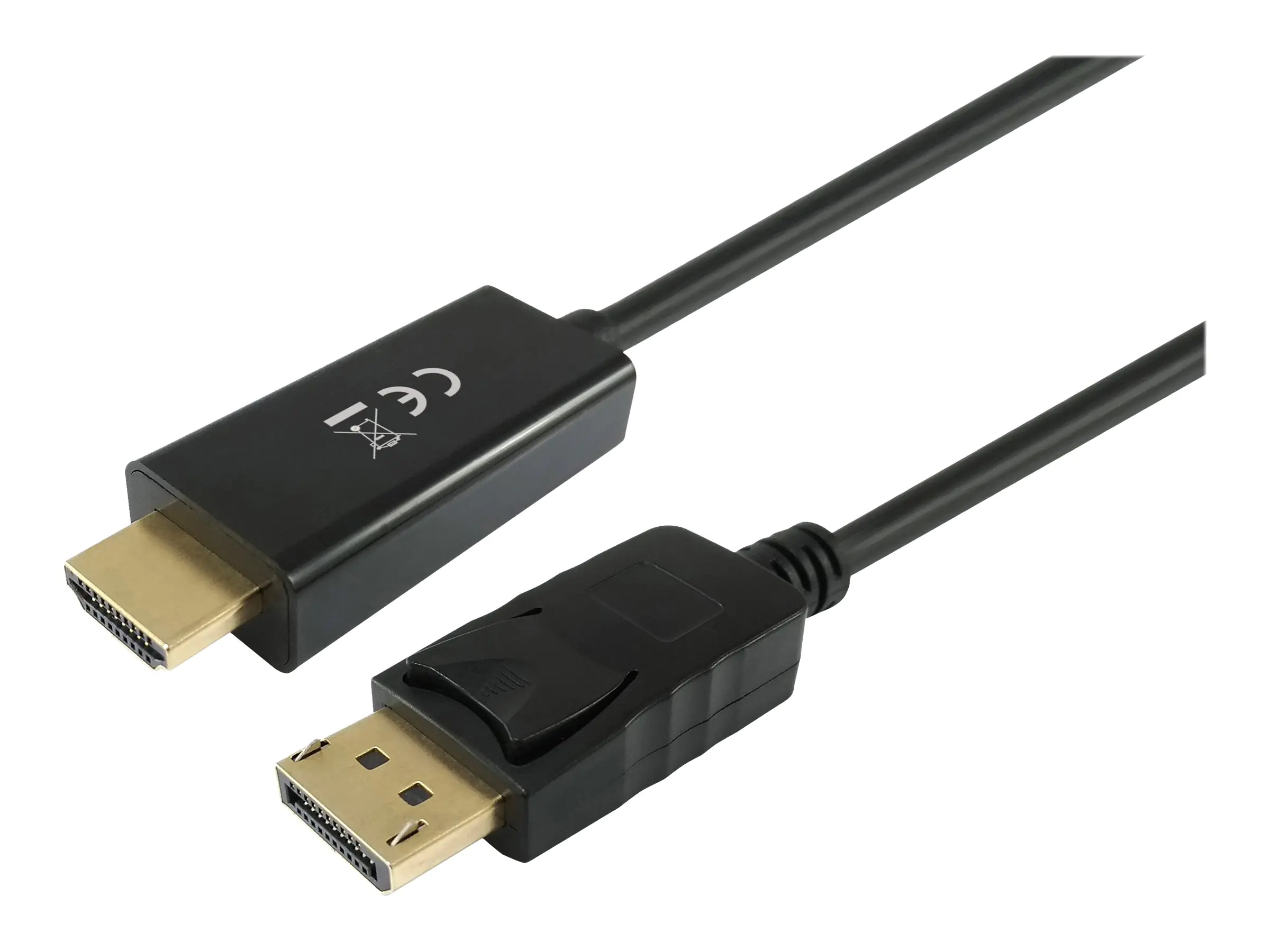 Equip Life - Adapterkabel - DisplayPort männlich zu HDMI männlich - 2 m - 4K Unterstützung