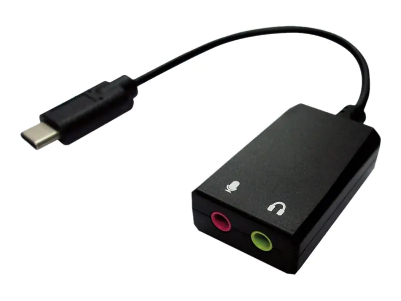 VALUE - Audio-Eingangsadapter - USB-C - Schwarz VALUE - Audio-Eingangsadapter - USB-C - Schwarz