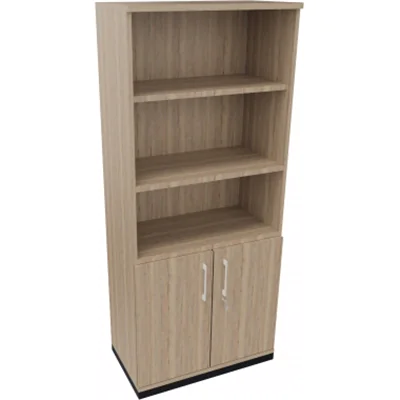 Kombischrank 2OH Tür 3OH Regal B800xT442xH1869mm an/Eiche Nat Kombischrank 2OH Tür 3OH Regal B800xT442xH1869mm an/Eiche Nat