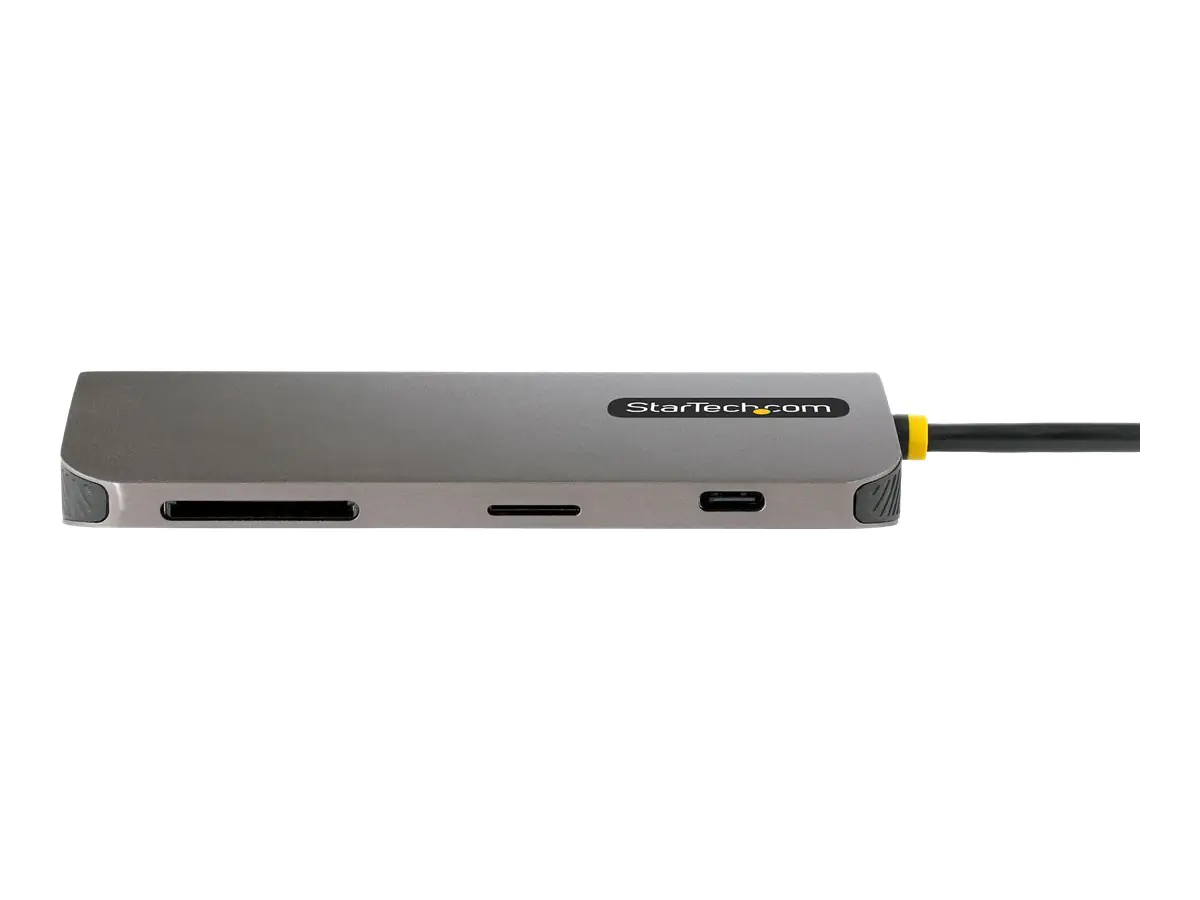 StarTech USB C Multiport Adapter, 4K 60Hz HDMI Anschluss, 5Gbit/s USB-A Hub, USB C auf HDMI, 100W PD, GbE, SD/MicroSD, 30cm Kabel, Reiseadapter, Thunderbolt 3 Dockingstation (115B-USBC-MULTIPORT) - Dockingstation - USB-C / Thunderbolt 3 / Thunderbolt 4 - StarTech USB C Multiport Adapter, 4K 60Hz HDMI Anschluss, 5Gbit/s USB-A Hub, USB C auf HDMI, 100W PD, GbE, SD/MicroSD, 30cm Kabel, Reiseadapter, Thunderbolt 3 Dockingstation (115B-USBC-MULTIPORT) - Dockingstation - USB-C / Thunderbolt 3 / Thunderbolt 4 -