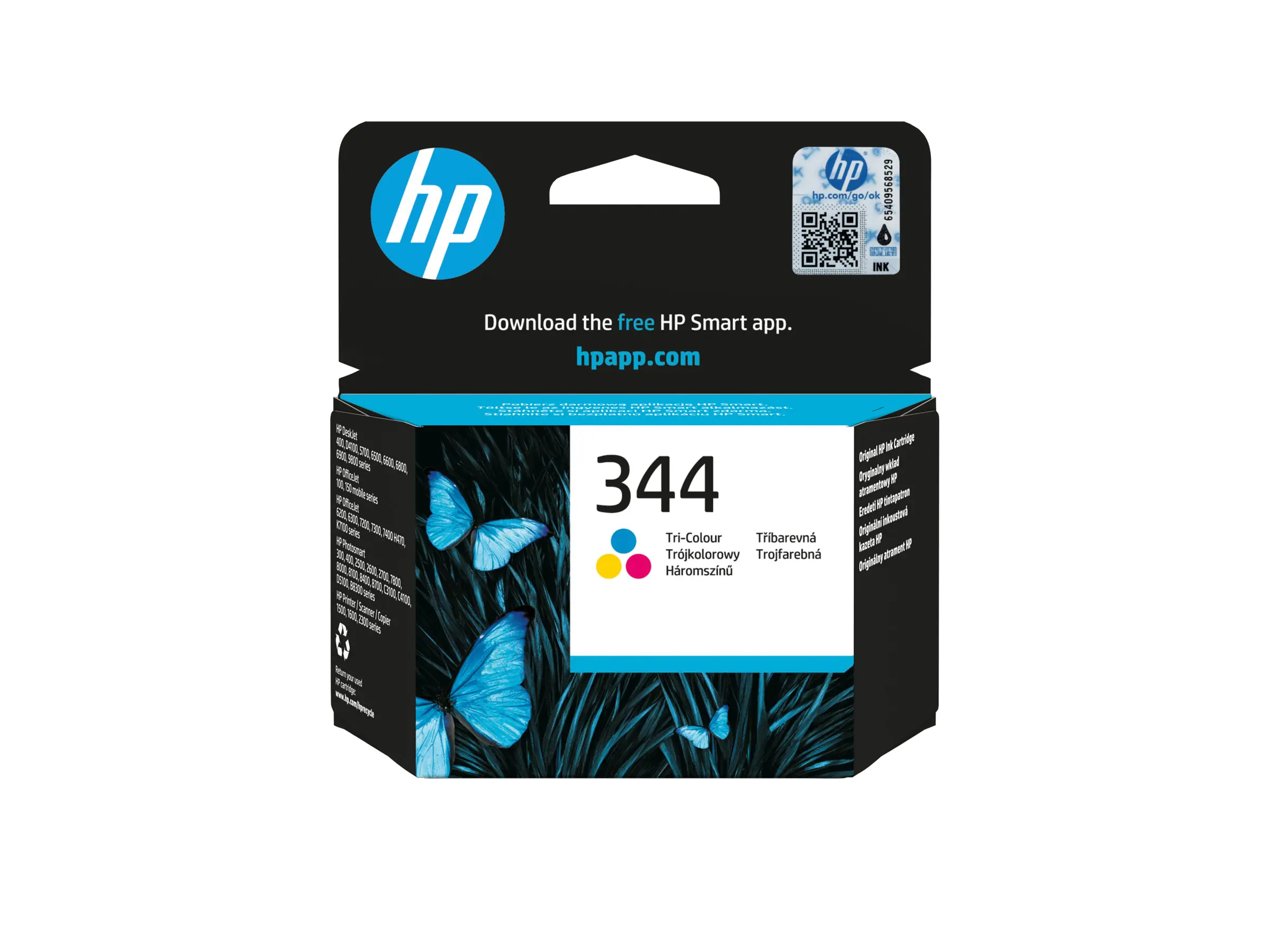 HP 344 - 14 ml - Farbe (Cyan, Magenta, Gelb) C9363EE#UUS