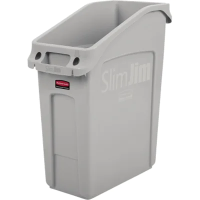 Rubbermaid Untertischbehälter Slim Jim 2026695 49l grau Rubbermaid Untertischbehälter Slim Jim 2026695 49l grau