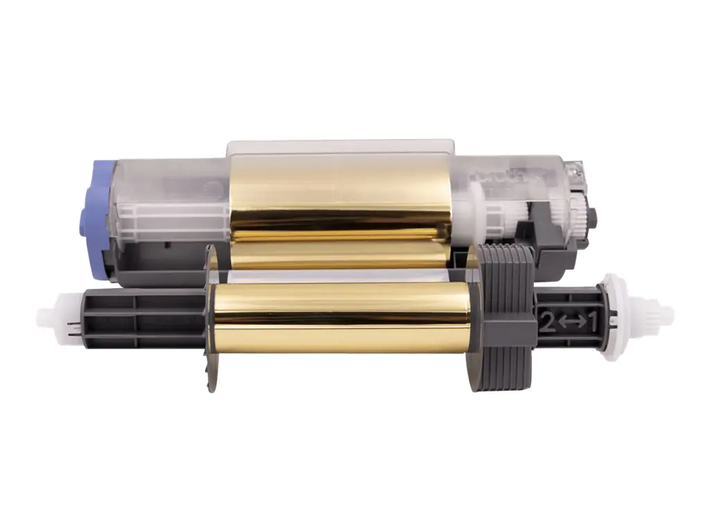 Brother - Folie - glänzend - Gold - Rolle (11,05 cm x 120 m) 1 Rolle(n) Folie / Film - für Brother HAK-100 Brother - Folie - glänzend - Gold - Rolle (11,05 cm x 120 m) 1 Rolle(n) Folie / Film - für Brother HAK-100