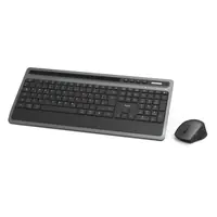 Hama KMW-600 Plus - Tastatur-und-Maus-Set - kabellos - 2.4 GHz, Bluetooth 5.0 - QWERTZ - Deutsch - Anthrazit/schwarz