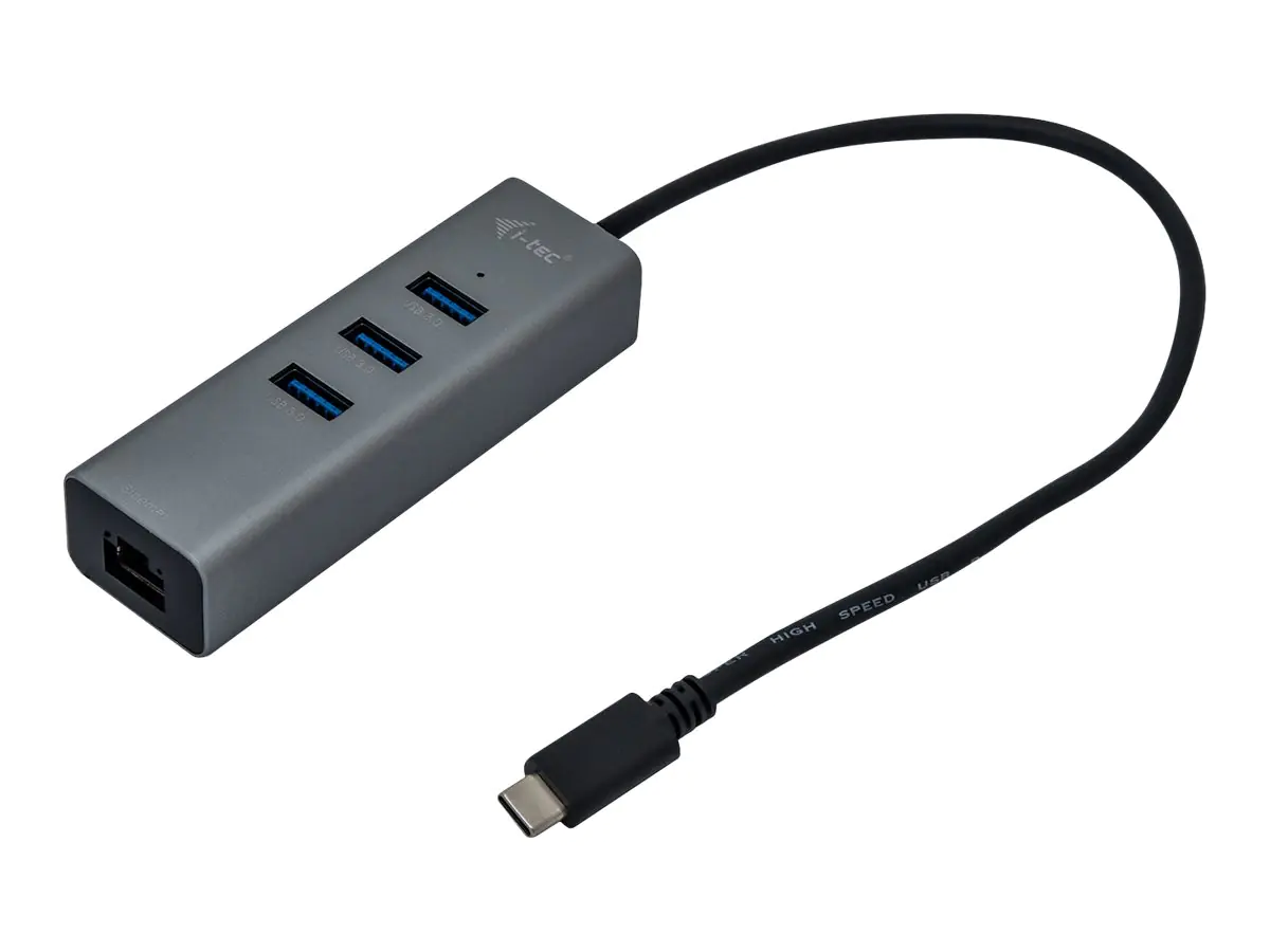 i-tec USB-C Metal 3-Port - Hub - 3 x SuperSpeed C31METALG3HUB