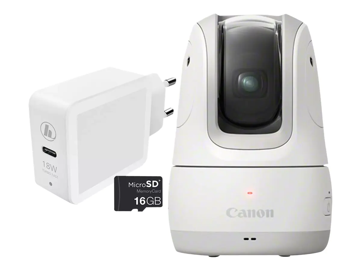 Canon PowerShot PX - Essential Kit - Smart Cam - 11.7 MPix - 1080p / 60 BpS - 0.3x optischer Zoom - Wi-Fi, Bluetooth - weiß Canon PowerShot PX - Essential Kit - Smart Cam - 11.7 MPix - 1080p / 60 BpS - 0.3x optischer Zoom - Wi-Fi, Bluetooth - weiß