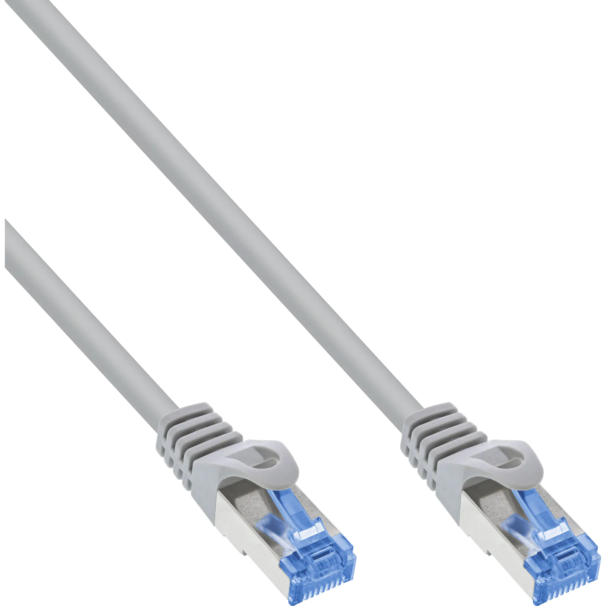 InLine Patchkabel - Cat.6A - S/FTP - TPE flexibel - grau - 15m 74815