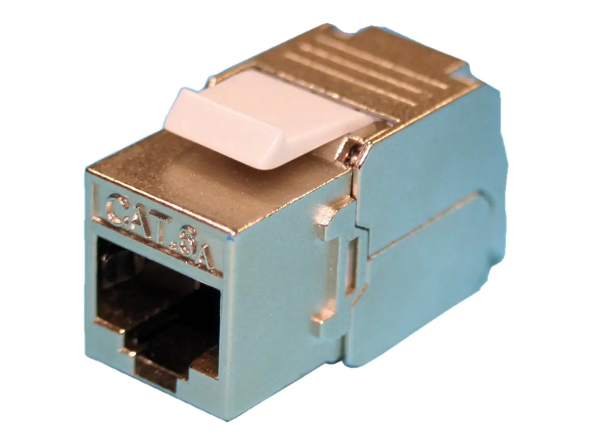 Roline Keystone Jack - Modulare Eingabe - CAT 6a - STP - RJ-45 - Silber Roline Keystone Jack - Modulare Eingabe - CAT 6a - STP - RJ-45 - Silber