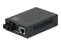LevelOne Konverter FVT-2201 10/100TX>100FX SC SMF 20km