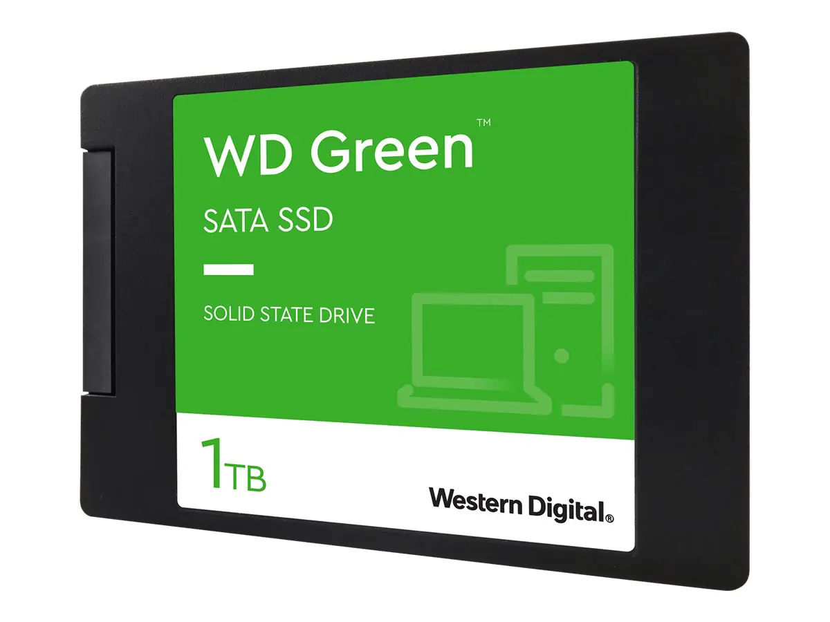 WD Green WDS100T3G0A - SSD - 1 TB - intern - 2.5" (6.4 cm) - SATA 6Gb/s WD Green WDS100T3G0A - SSD - 1 TB - intern - 2.5" (6.4 cm) - SATA 6Gb/s