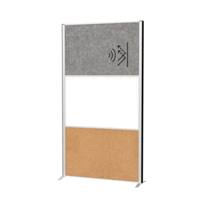 MAUL Stellwand MAULconnecto 100 x 182 cm (B x H) Zweibeinstativ Stahl, 100 % PES-Fasern, Kork dunkelgrau, weiß, braun MAUL Stellwand MAULconnecto 100 x 182 cm (B x H) Zweibeinstativ Stahl, 100 % PES-Fasern, Kork dunkelgrau, weiß, braun