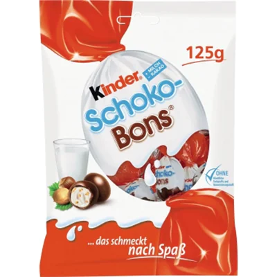 Kinder Schokolade Schoko-Bons 458393 125 g/Pack. Kinder Schokolade Schoko-Bons 458393 125 g/Pack.