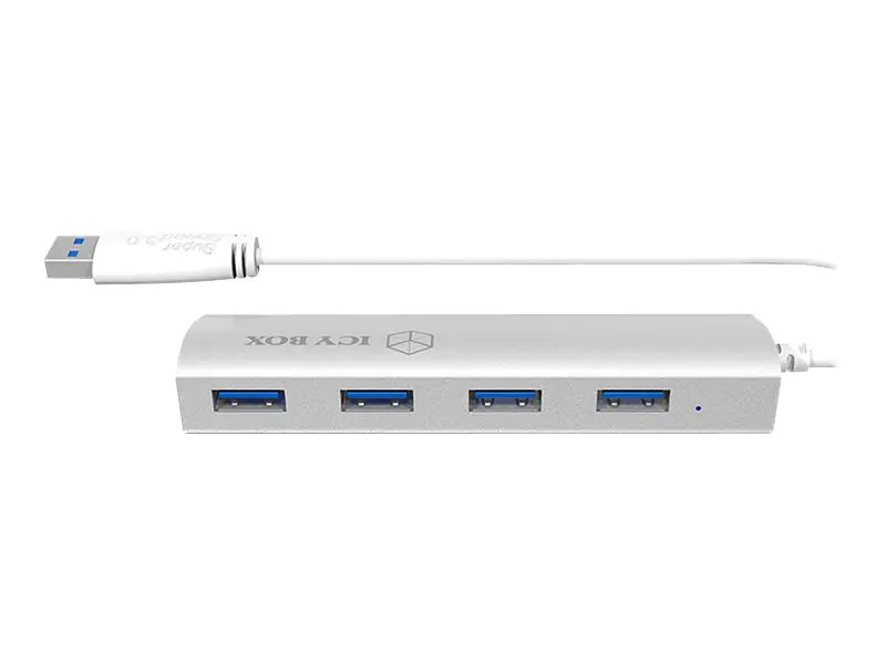 ICY BOX IB-AC6401 - Hub - 4 x SuperSpeed USB 3.0 - Desktop