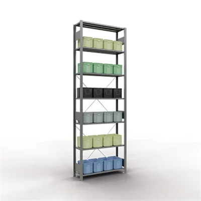 SCHULTE Regal MULTIplus150 12732 Grund 3.000x1.000x300mm 7Böden vz SCHULTE Regal MULTIplus150 12732 Grund 3.000x1.000x300mm 7Böden vz