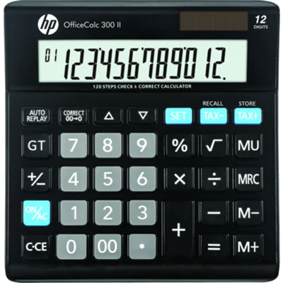 HP OfficeCalc 300 II Tischrechner schwarz HPOC300II/INTBX