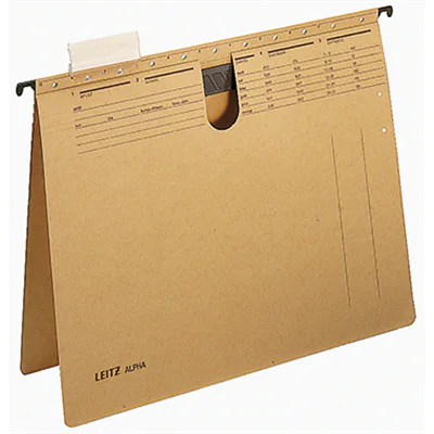 Leitz Hängehefter ALPHA® DIN A4 250g/m² Natronkarton, recycelt naturbraun 25 St./Pack.