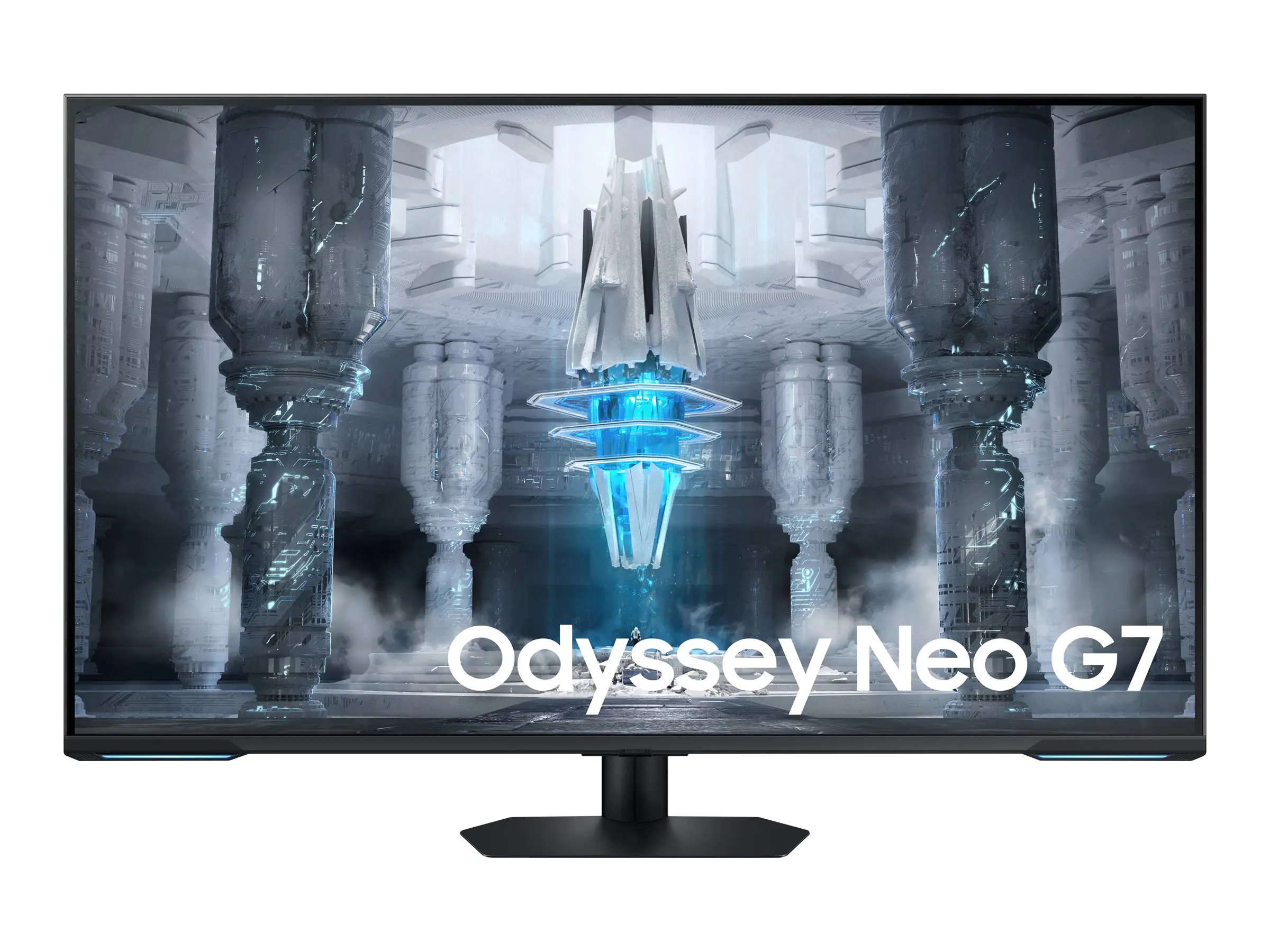 Samsung Odyssey Neo G7 S43CG700NU - G70NC Series - QLED-Monitor - Smart - Gaming - 108 cm (43") - 3840 x 2160 4K @ 144 Hz - VA - 400 cd/m² - 4250:1 - DisplayHDR 600 - 1 ms - 2xHDMI, DisplayPort - Lautsprecher - Schwarz, weiß Samsung Odyssey Neo G7 S43CG700NU - G70NC Series - QLED-Monitor - Smart - Gaming - 108 cm (43") - 3840 x 2160 4K @ 144 Hz - VA - 400 cd/m² - 4250:1 - DisplayHDR 600 - 1 ms - 2xHDMI, DisplayPort - Lautsprecher - Schwarz, weiß