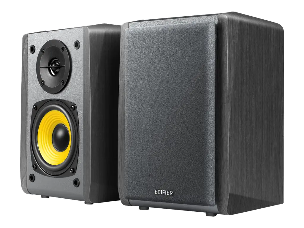 Edifier R1010BT - Lautsprecher - Bücherregal - kabellos - Bluetooth - 24 Watt (Gesamt) - zweiweg - Schwarz
