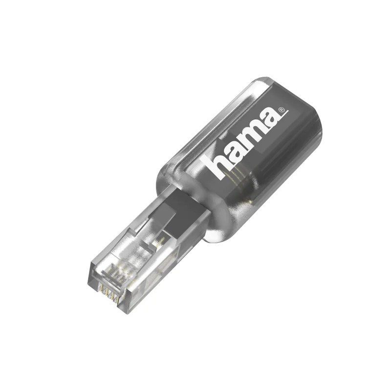 Hama Anti-Twist-Adapter Transparent/Schwarz 00201125 Hama Anti-Twist-Adapter Transparent/Schwarz 00201125