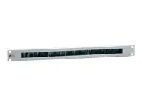 Equip Rack-Bürstenleiste - Hellgrau, RAL 7035 - 1U - 48.3 cm (19") 327412