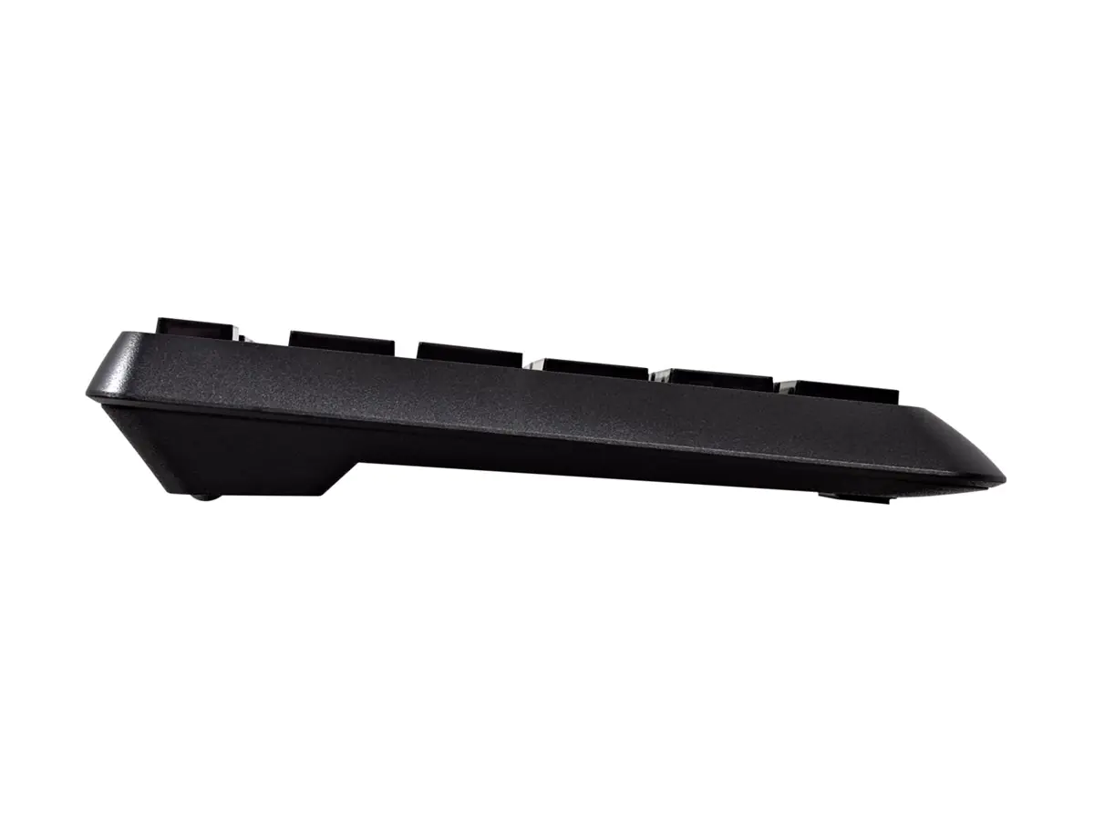 V7 CKW350US - Tastatur-und-Maus-Set - 100% - full size - kabellos - 2.4 GHz - QWERTY - USA - Schwarz