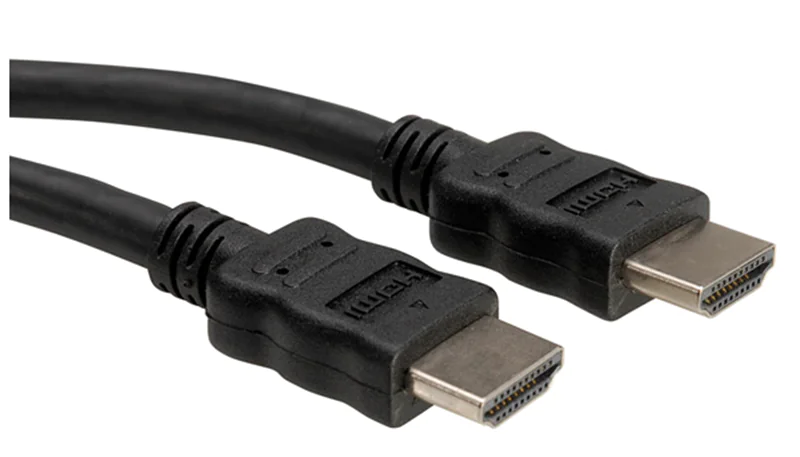 Roline - HDMI-Kabel mit Ethernet - HDMI männlich zu HDMI männlich - 5 m - abgeschirmt - Schwarz Roline - HDMI-Kabel mit Ethernet - HDMI männlich zu HDMI männlich - 5 m - abgeschirmt - Schwarz